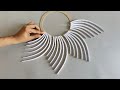Easy Wall Decoration Using Paper - Paper Craft - Home Decorating Ideas#papercraft #diy #decoration