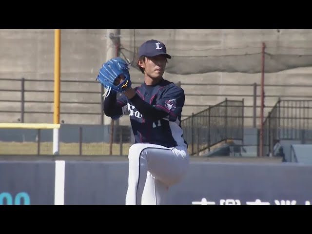 【2軍練習試合】ライオンズ・今井 粘りながら4回1失点の好投‼ 2020/3/25 F-L(ファーム練習試合)