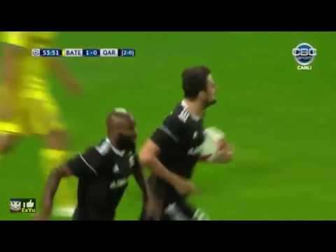 Michel GOAL! BATE Borisov 1-1 Qarabağ | 14/08/2018. Champions League 3rd QR, 2nd Leg