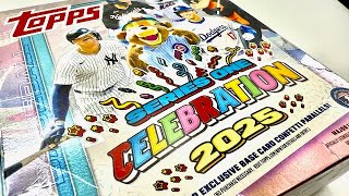 ASMR: 2025 Topps Celebration series one baseball card box opening