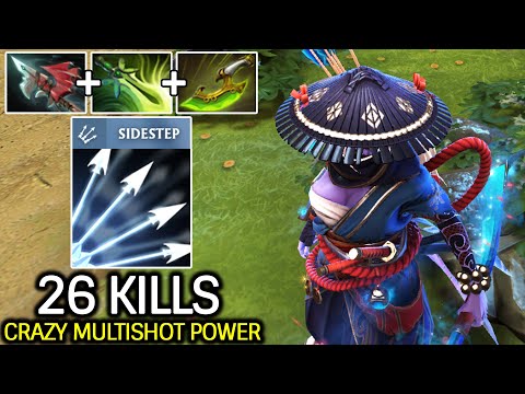 Drow Ranger Shows Its Crazy Power – INSANE Multishot Build Dota 2