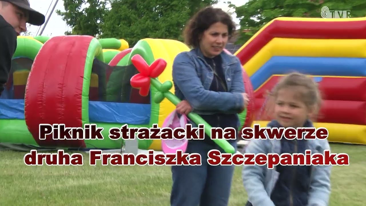 Piknik strażacki na skwerze druha Franciszka Szczepaniaka