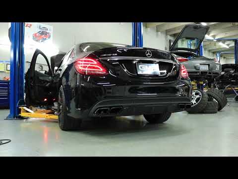 C63 AWE SwitchPath Exhaust with RENNtech Downpipes
