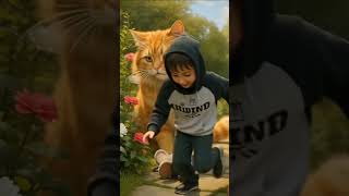 Download lagu Unbreakable Bond 🐾 The Cat and Baby Who Love to Play Together #cat  #funny #fypシ mp3