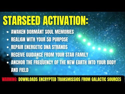 STARSEED ACTIVATION [BRAVE NEW WORLD] | Awaken DNA Codes, Higher Light Missions & Galactic Soul Memo