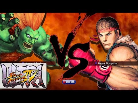 USF4: Cast Blanka (Blanka) Vs BOTB Actionjack (Ryu) PS4 60fps