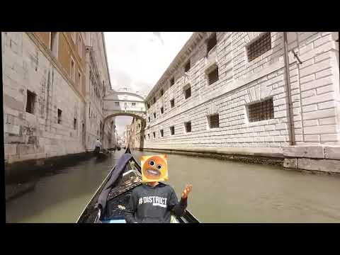 Schülerprojekt - Greenscreen-Fahrt mit der Gondel durch Venedig