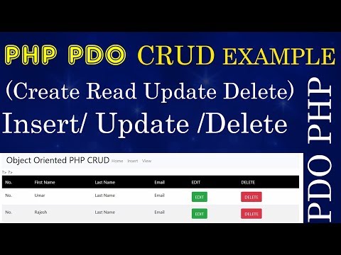 Part-1 (2019)  PDO Introduction |  What is PHP PDO