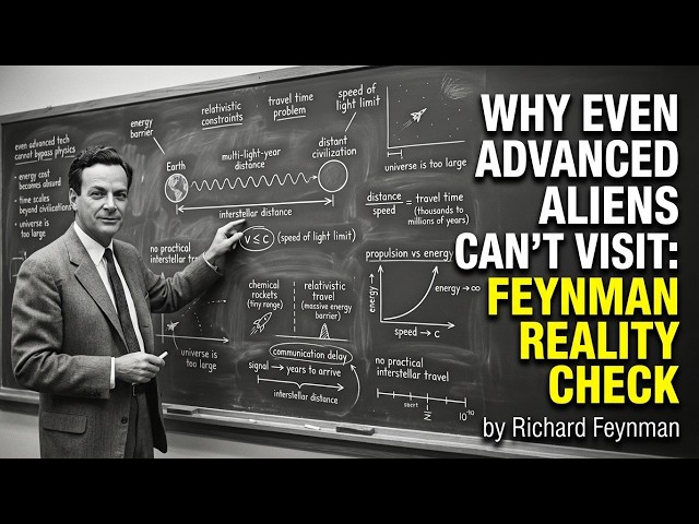Richard Feynman: Why Even Advanced Aliens Can't Visit