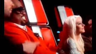Juliet Simms The Voice performing Roxanne