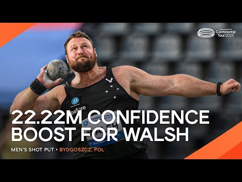 Walsh dominates shot put in Bydgoszcz | Continental Tour Gold 2023