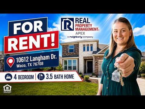 Application Received! Pet-Friendly 4-Bedroom Home with Loft, Covered Patio & Modern Finishes property video