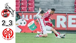 köln vs mainz 05 2_3 highlights | bundesliga - 2021 FOTO Özet