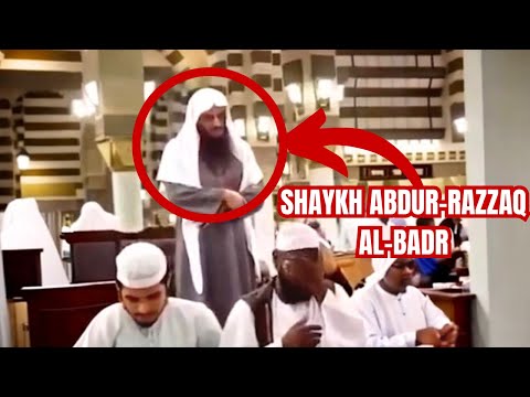 Man KICKS Shaykh Abdur-Razzaq al Badr IN MASJID AN-NABAWI