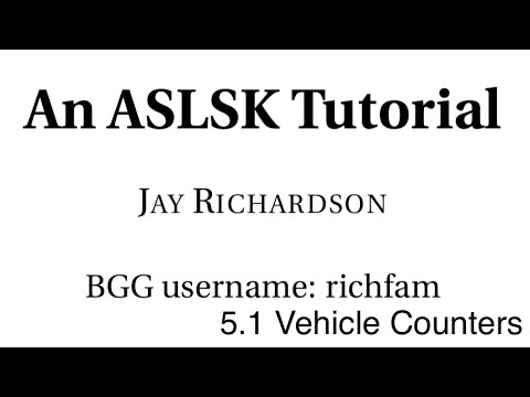 Jay Richardsons Tutorial 5.1 Vehicle Counters