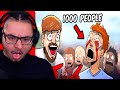 Avocado Animations - Mr Beast Blinds 1,000 People | REACTION