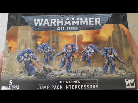 Space Marine Jump Pack Intercessors - Unboxing (WH40K)