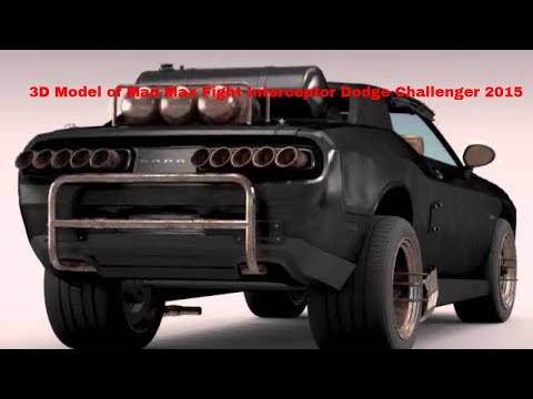 3D Model of Mad Max Fight Interceptor Dodge Challenger 2015 Review