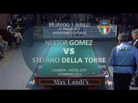 N.GOMEZ vs DELLA TORRE - 2^PROVA BILIARDO BTP 2014 CASERTA