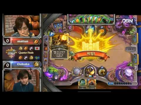 Mattun vs Ostkaka Seoul Cup Hearthstone World Invitational (Quarter Finals)