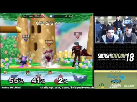 Smashkatoon 19 (Doubles) | WF | Sylarius + Mono (Red) vs. Monkeybear + Short-Hoppe (Blue)