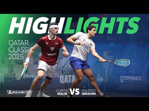 🏴󠁧󠁢󠁥󠁮󠁧󠁿 Malik v Ibrahim 🇪🇬 | Qatar Classic 2025 | ROUND 2 HIGHLIGHTS