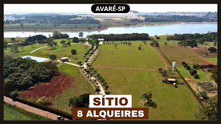 Sítio de 8 alqueires à venda na região de Avaré-SP.