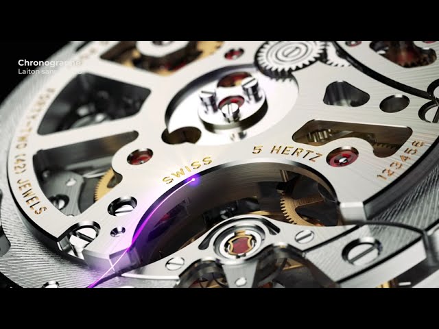 Animation 3D mouvement de montre