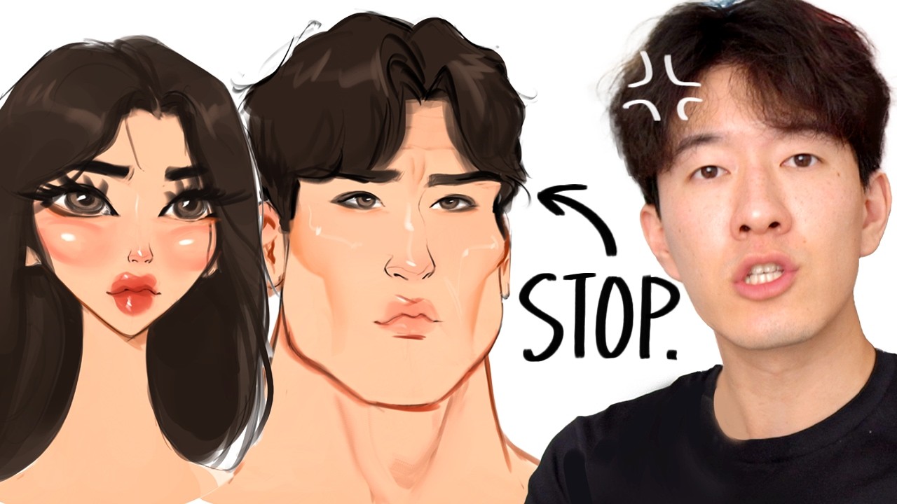 How to Actually Draw MEN vs. WOMEN (beginner friendly)