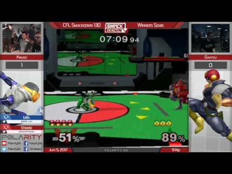 CFL Smackdown 130 Melee - Krudo (Sheik) vs Gahtzu (Falcon) - Winners Semis