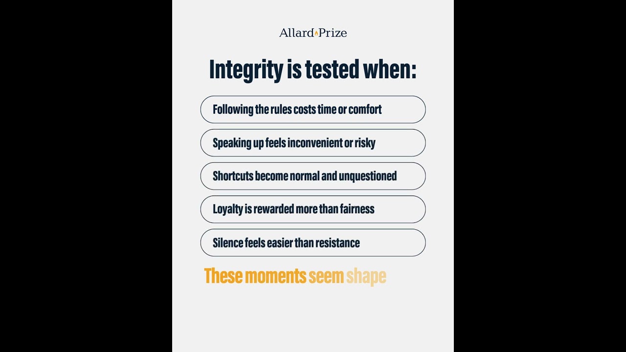 Integrity In Daily Life