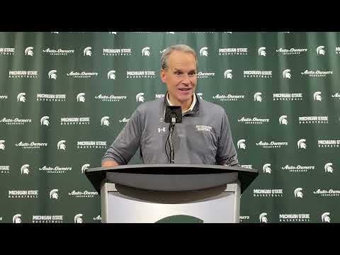 Northwestern Head Coach Chris Collins Postgame Press Conference vs MSU￼
