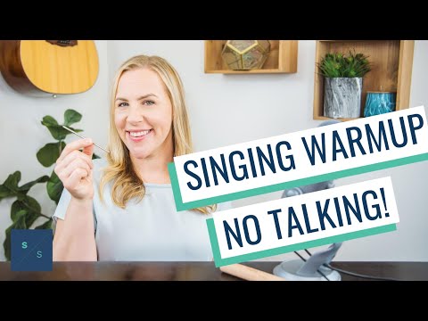 Best Singing Warmup - No Talking, Just Exercises (with the Singing / Straw)