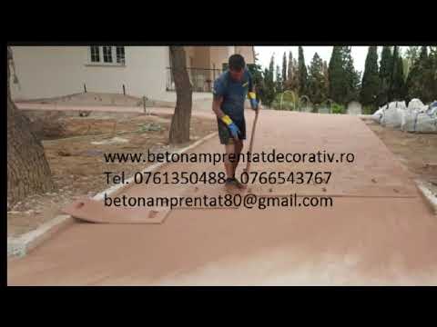 Beton Amprentat Ursoaia -Argeș Tel.0761350488 -0766543767