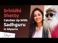 KGF Actress Srinidhi Shetty Asks Sadhguru About His Love for Mysuru