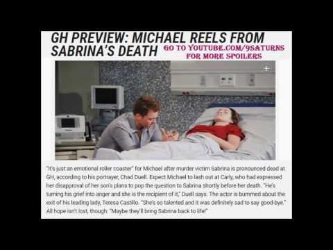 WEEK OF 9-19-16 GH SPOILERS Sabrina Michael Carly General Hospital Chad Duell Promo Preview 9-16-16