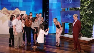 A Surprise Proposal and Ellen’s BIG Wedding Gift for a Viral Couple