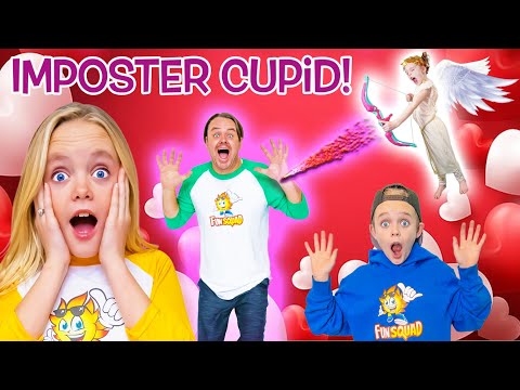 Imposter Cupid on Valentines Day! Kids Fun TV