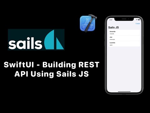 SwiftUI REST API's - Building Own REST API's Using Sails.js In SwiftUI - RESTFul APIs Using Sails.js