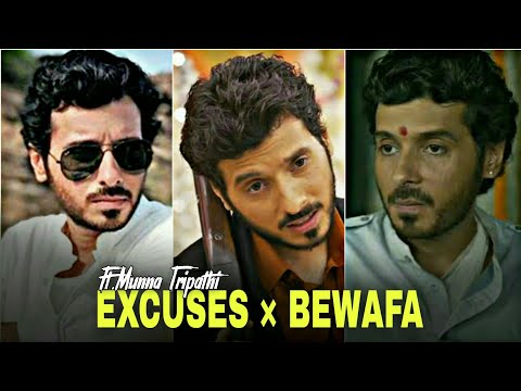 EXCUSES x BEWAFA Ft. Munna Bhaiya edit || Munna Bhaiya Mix status || stars shorts