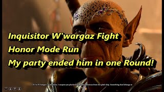 Baldurs Gate 3 BG3 Honor Mode Inquisitor Wwargaz F