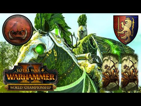 My LEAST FAVOURITE  FACTION To Face. Greenskins Vs Bretonnia. Total War Warhammer 2, Multiplayer