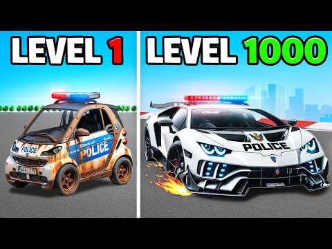 Level 1 To 1000 POLICE CAR In GTA 5!