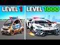Level 1 To 1000 POLICE CAR In GTA 5