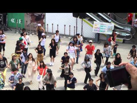 Michael Jackson flash mob!! 06.23.2013 Tokyo Odaiba