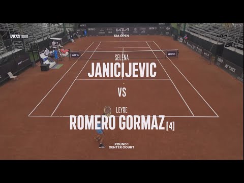 Selena Janicijevic (FRA) vs  (4) Leyre Romero Gormaz (ESP) - Game, Set, Match