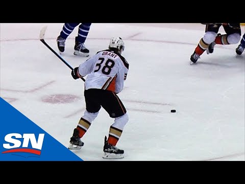 Ducks Launch Puck Across Ice For Bizarre Delay Of Game Penalty