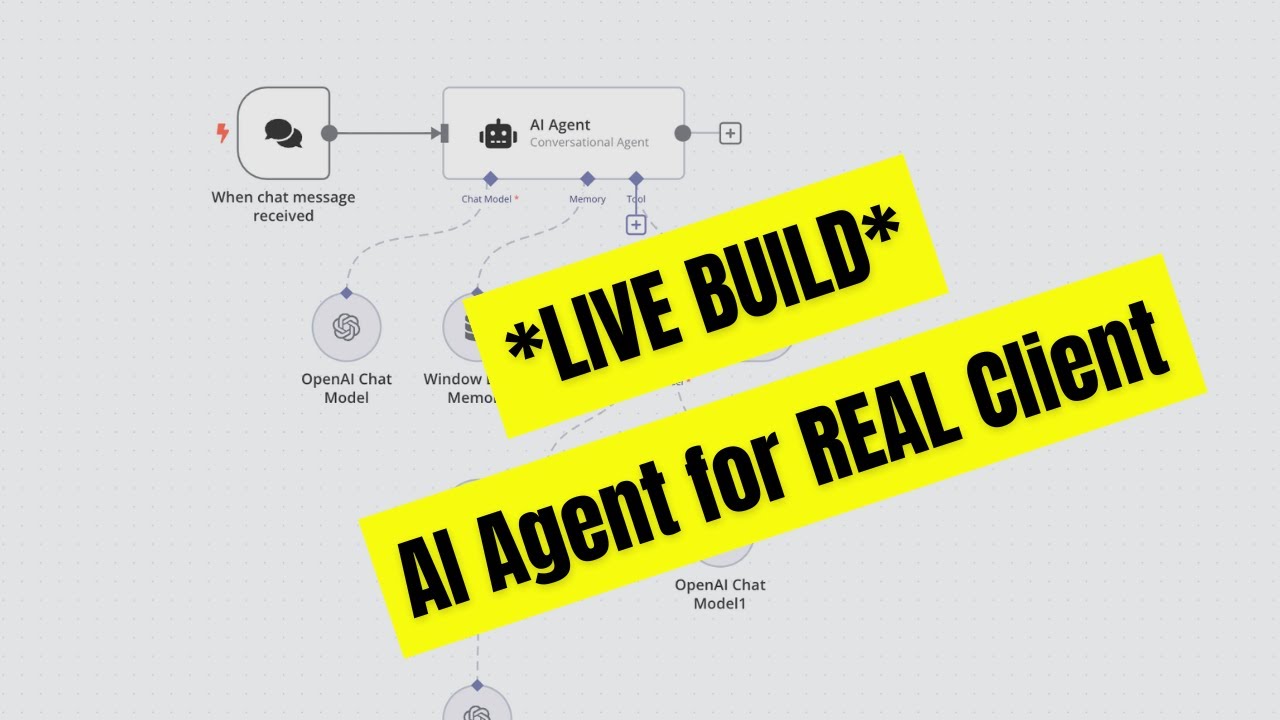 **LIVE BUILD** Watch Me Build an AI Agent for a Client | N8N | AI Agents | Tutorial