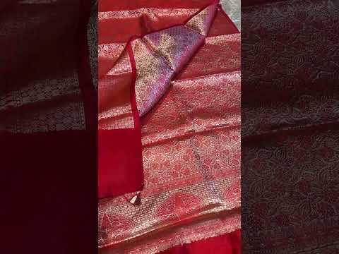  Karva Chauth Special Pure Katan Silk Brocade Dupatta