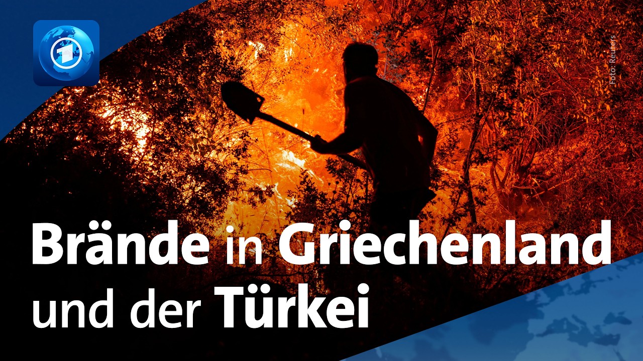 ⁠Waldbrände wüten auch auf griechischer Insel Kreta und in der Türkei